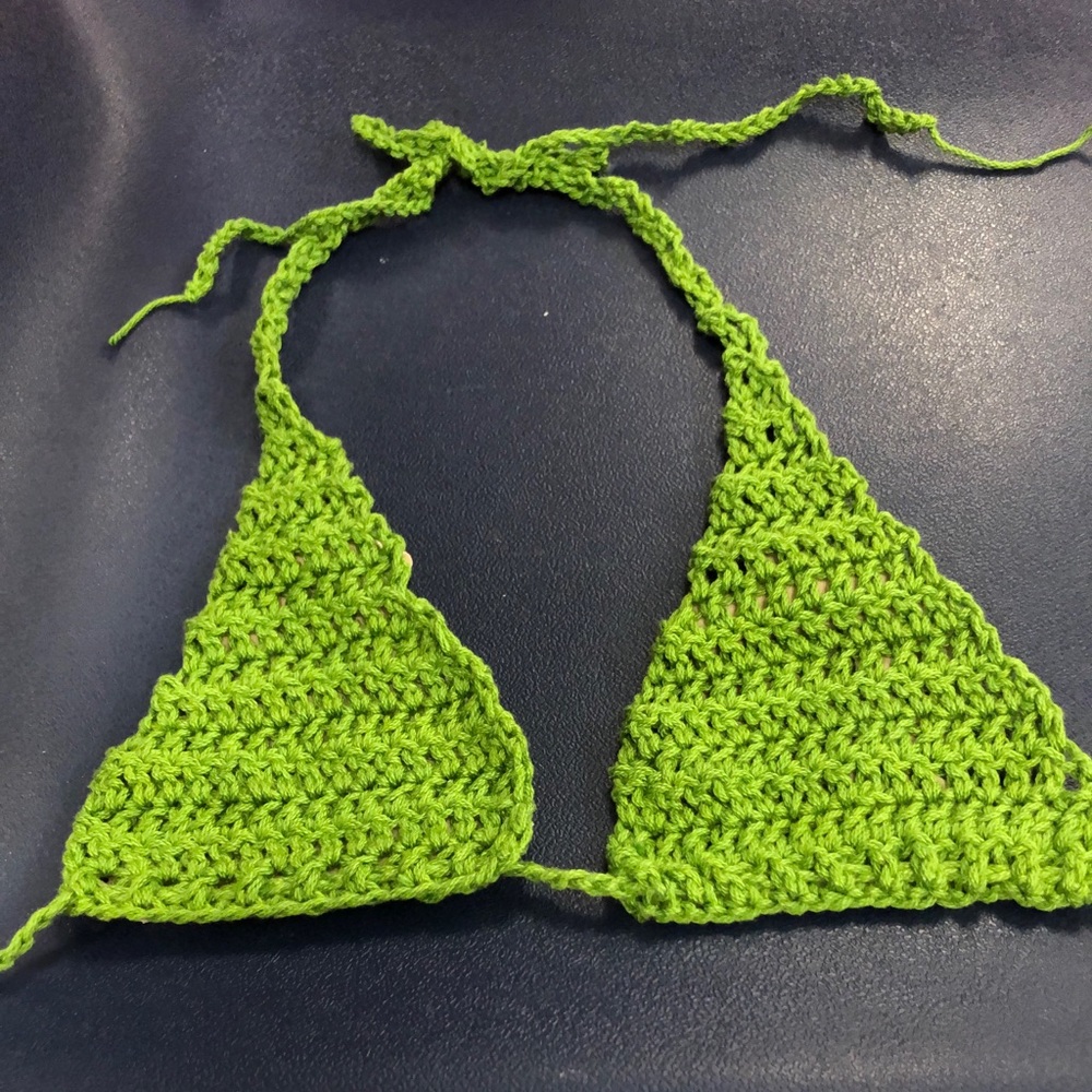 Handmade lined mini top